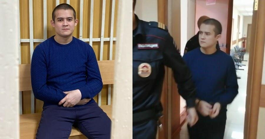 Шамсутдинов в зале суда.