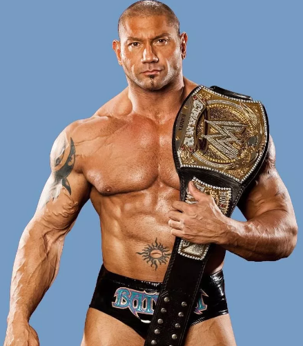 Дейв с поясом чемпиона WWE