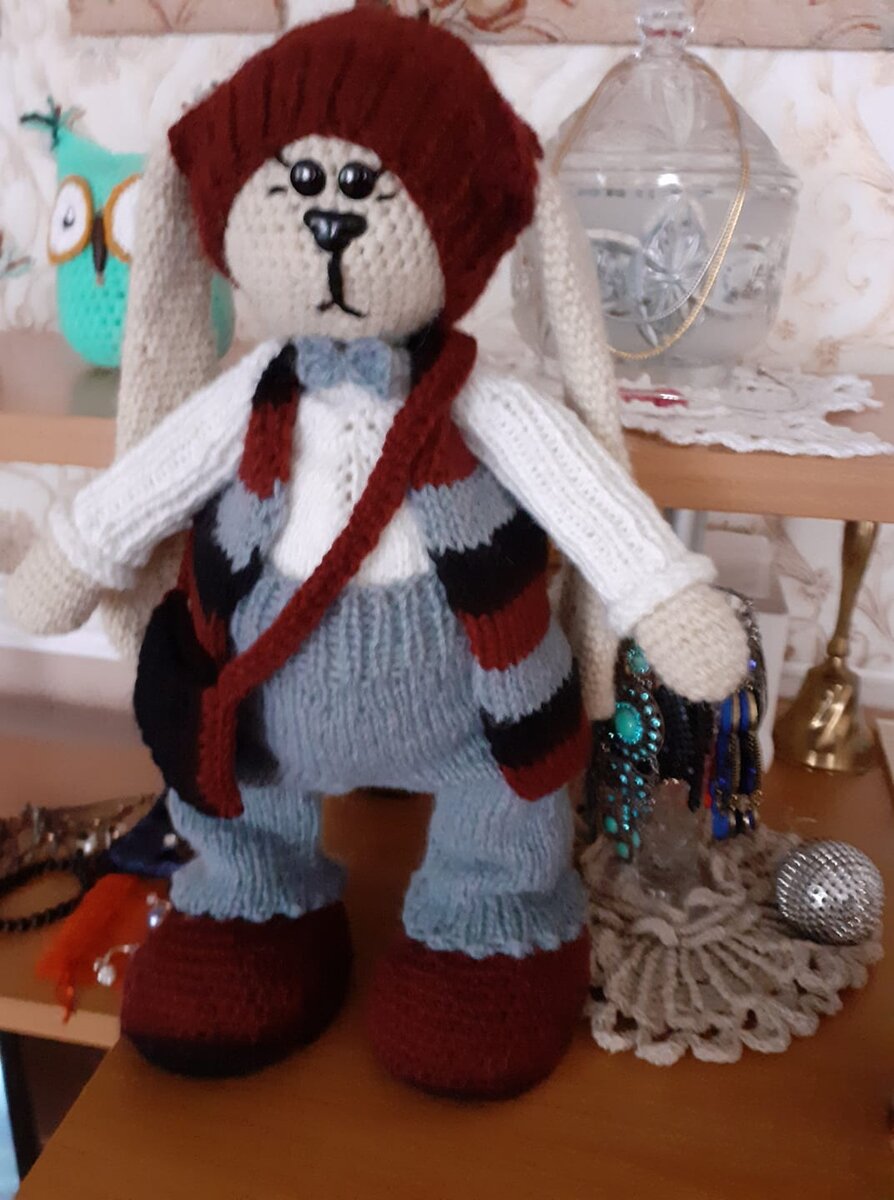 Вязаный зайчик МК Оформление мордочки 2 ЧАСТЬ - утяжка мордочки #amigurumi #амигуруми