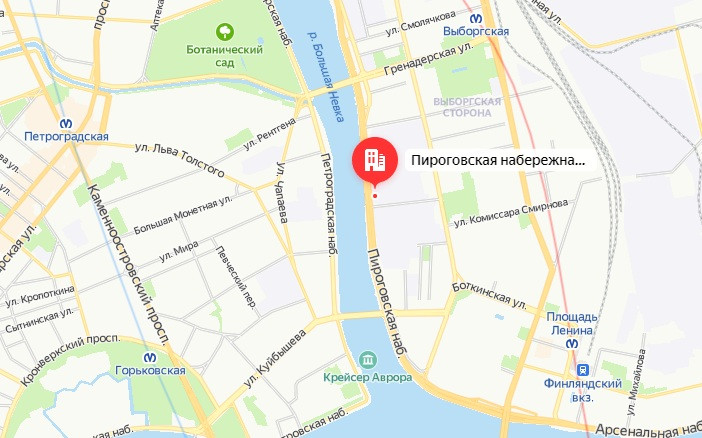 Метро выборгская спб карта