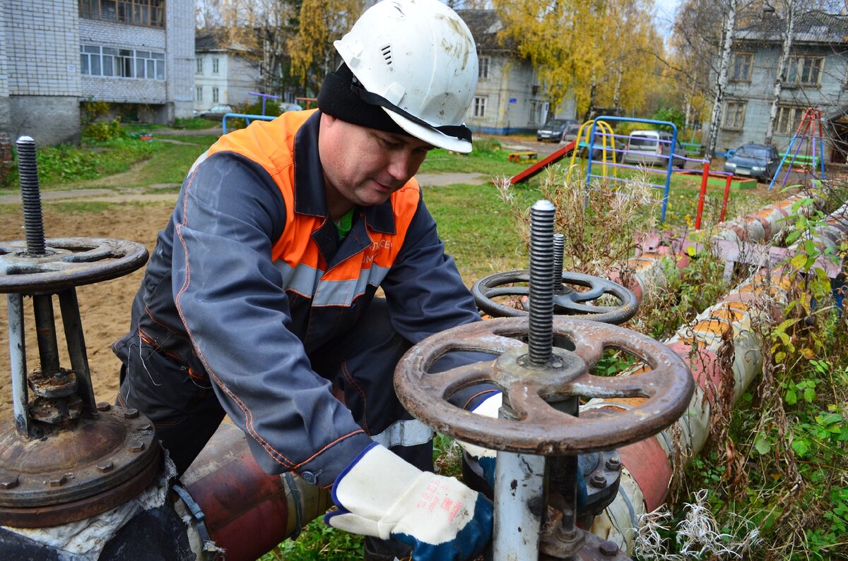 Во время обхода тепловых сетей