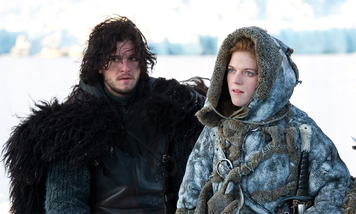 Кит Харингтон и Роуз Лесли в "Игре престолов"