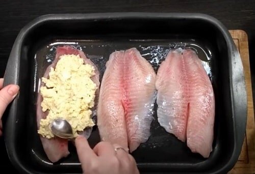Рыба Тилапия в духовке с лимоном и чесноком рецепт