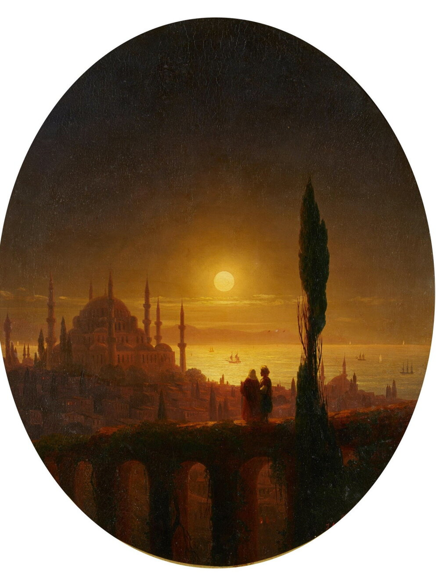  «Лунная ночь у взморья. Константинополь». Из собрания Национальной галереи Армении