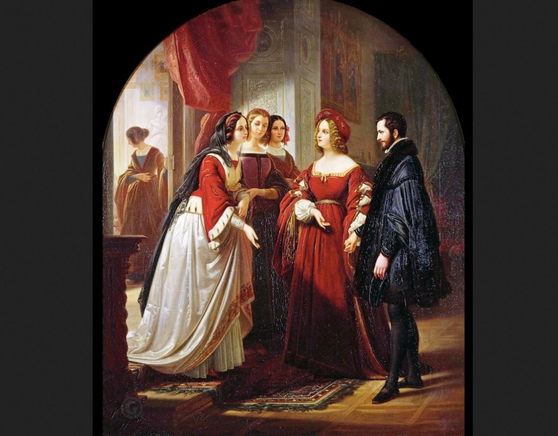 Август Фердинанд Хопфгартен. "Тассо и Леонора д’Эсте", 1839 г.