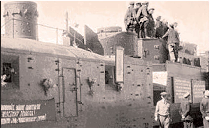 Поезд, доставлявший жертв 1937-го года в места ссылки