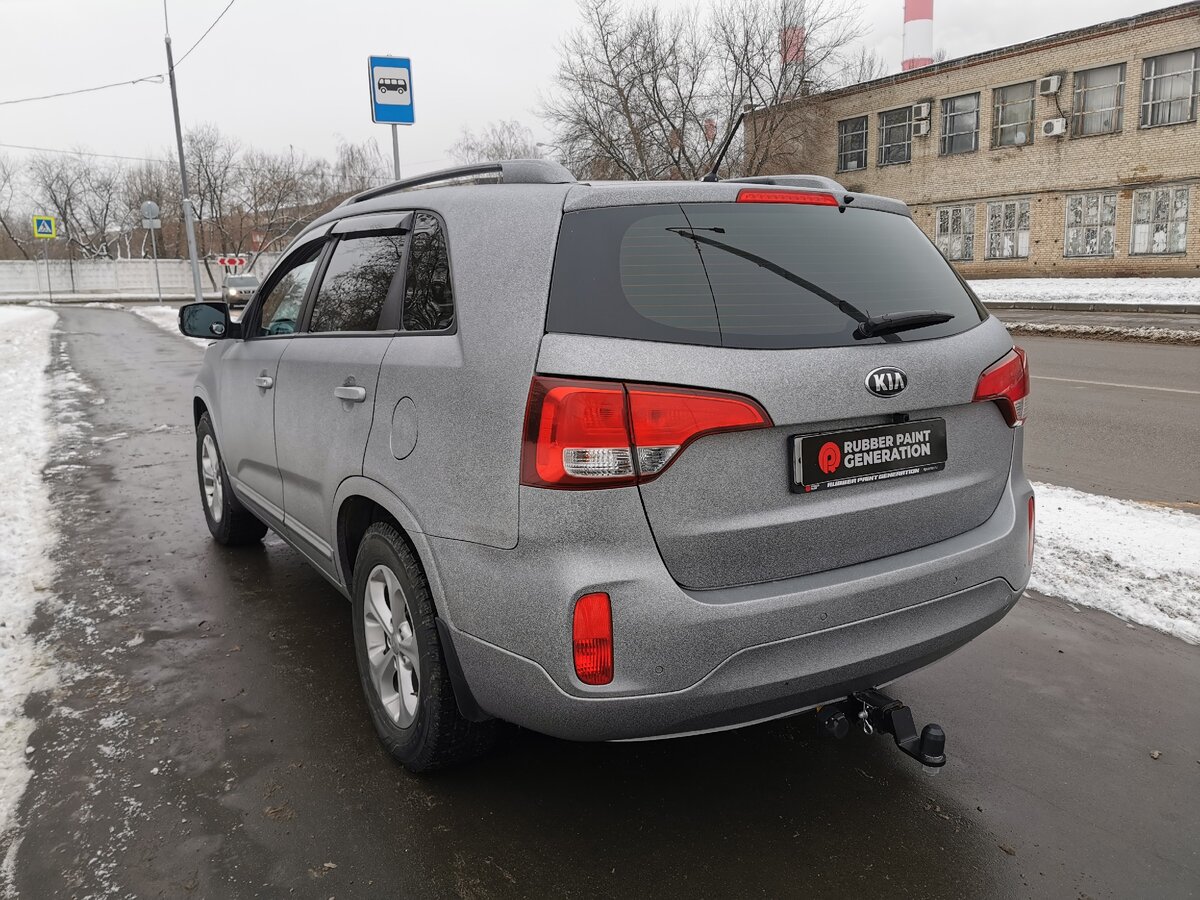 Гранитный камень. Kia Sorento в сверхпрочном покрытии ТИТАН | Rubber Paint  | Дзен