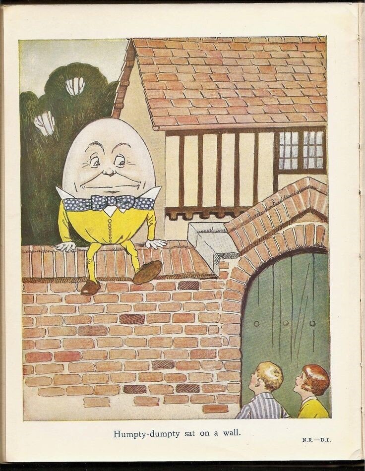 Хампти дампти. Три толстяка Шалтай Болтай. Шалтай Болтай и гусыня. Humpty Dumpty.