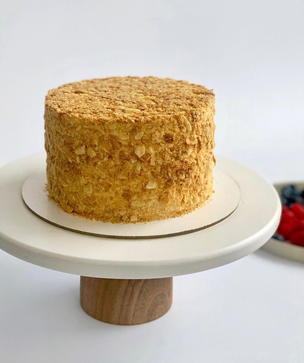 Торт Наполеон из слоеного теста с заварным кремом - простой и вкусный рецепт с пошаговыми фото