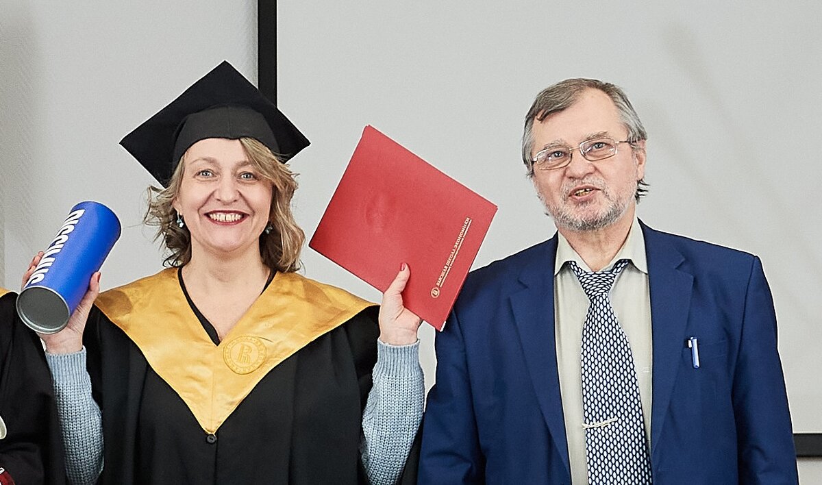 С академическим руководителем курса, профессором И.Б. Орловым. Фото из личного архива.