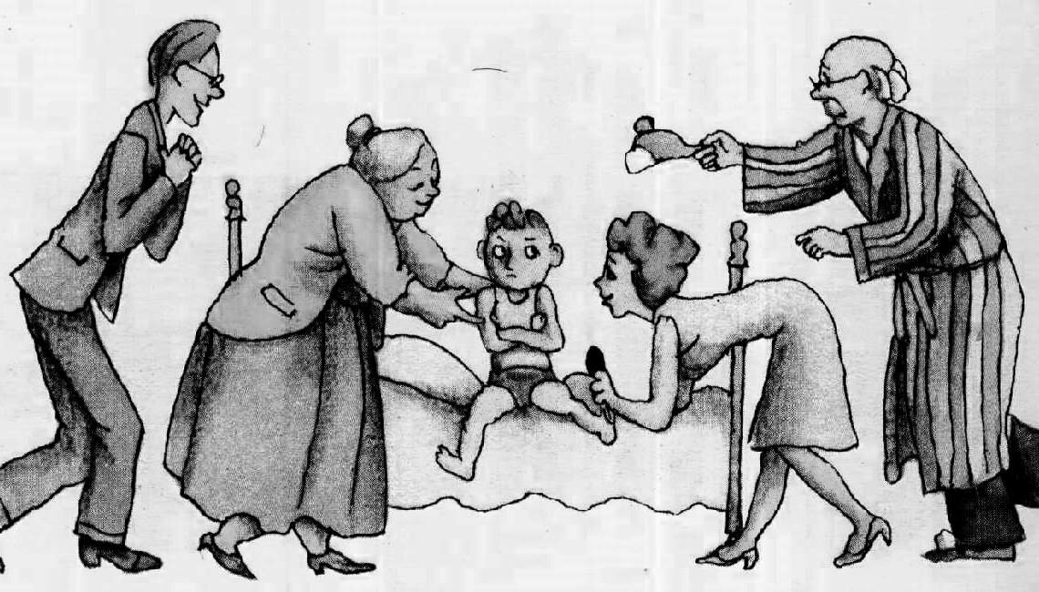 Какое-то нездоровое детопоклонение. Это ситуация наших семей. Изображение взяла из интернета.