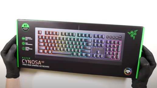 Чистая распаковка - Razer Cynosa V2 | ЗВЕРЬЕ | Дзен