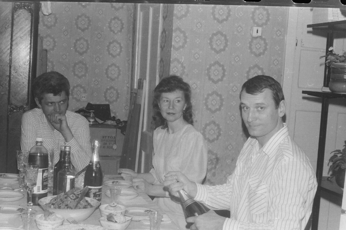 Новый год 1991 года, фото из личного архива переданного подписчиком