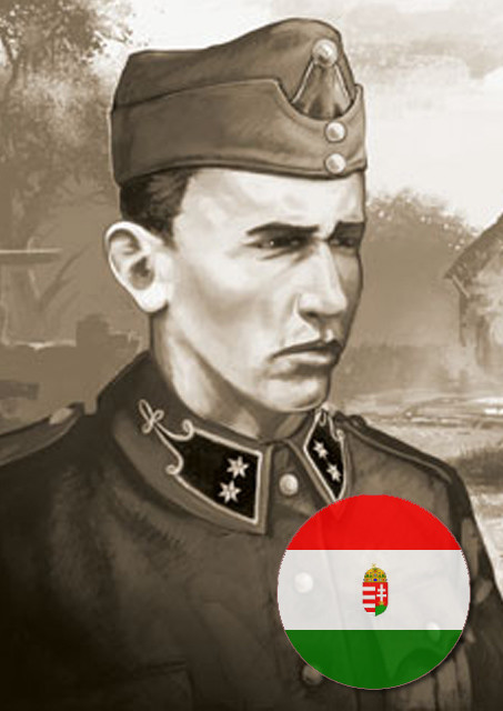 Так видели Эрвина Тарцая послевоенные художники. К сожалению, оригинального фото танкиста не сохранилось.