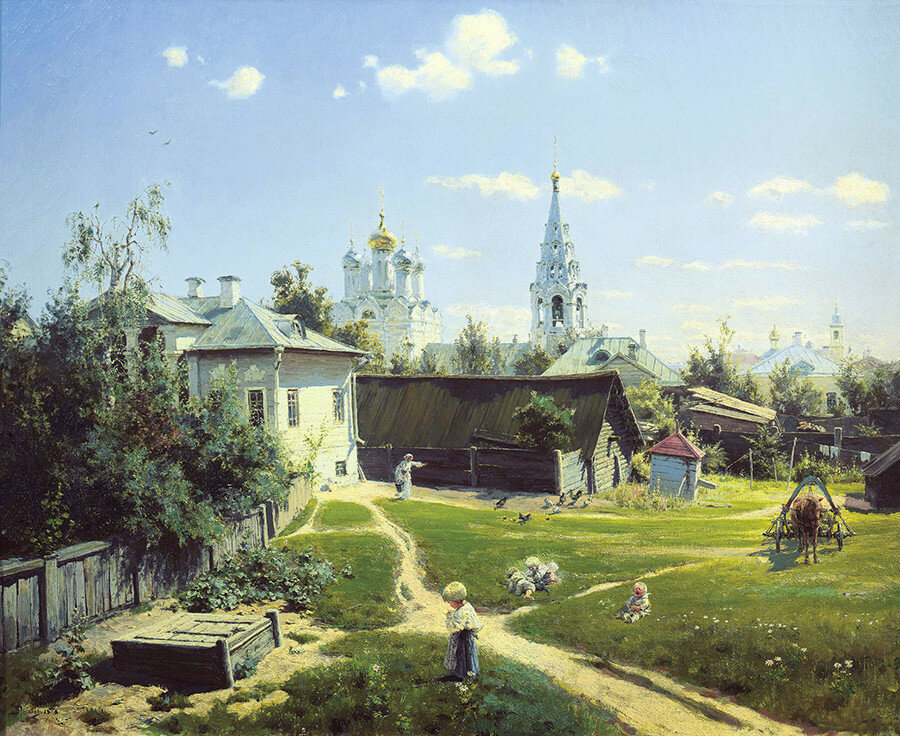 В.Д. Поленов. Московский дворик, 1877
