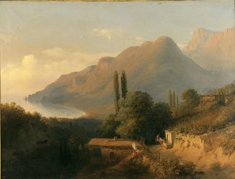 Лагорио Лев Феликсович. Крымский пейзаж. 1891 г