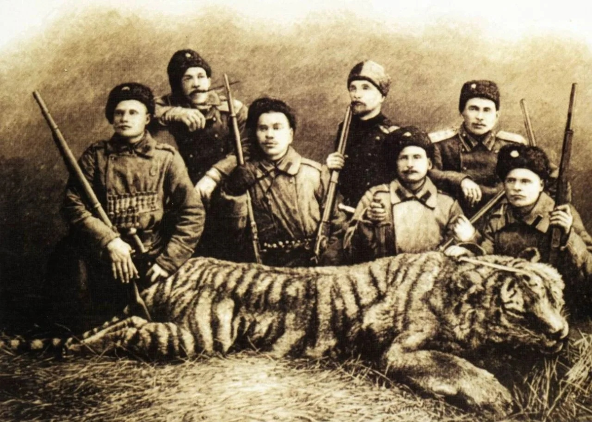 Уссурийские казаки, 1900 год.