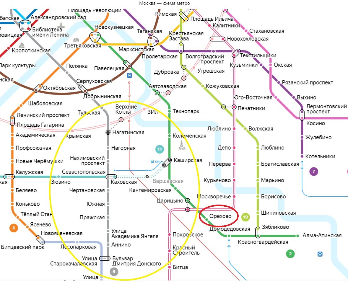 метро текстильщики на карте