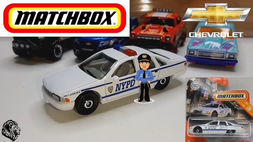 Custom MATCHBOX Chevy Caprice Classic Police MBX City 7/100