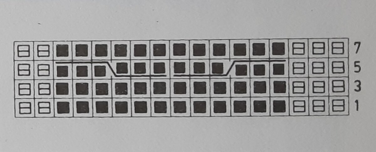 Схема узора.