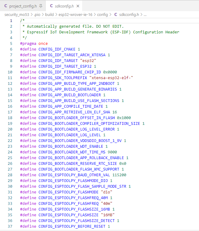 sdkconfig.h