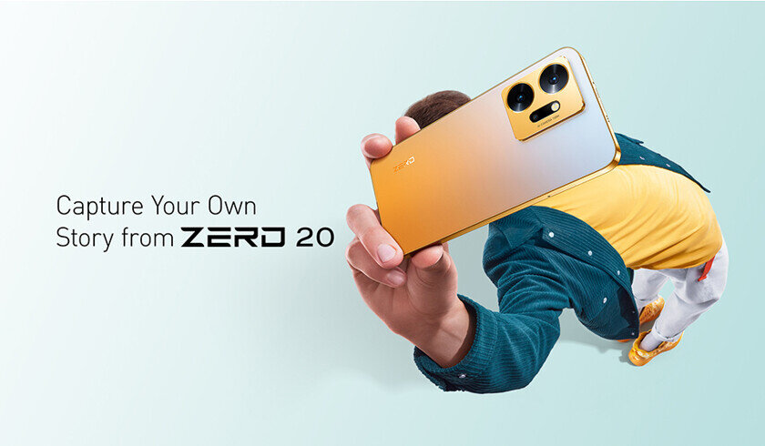    Infinix Zero 20 в золотом цвете. Фото: gsmarena.com