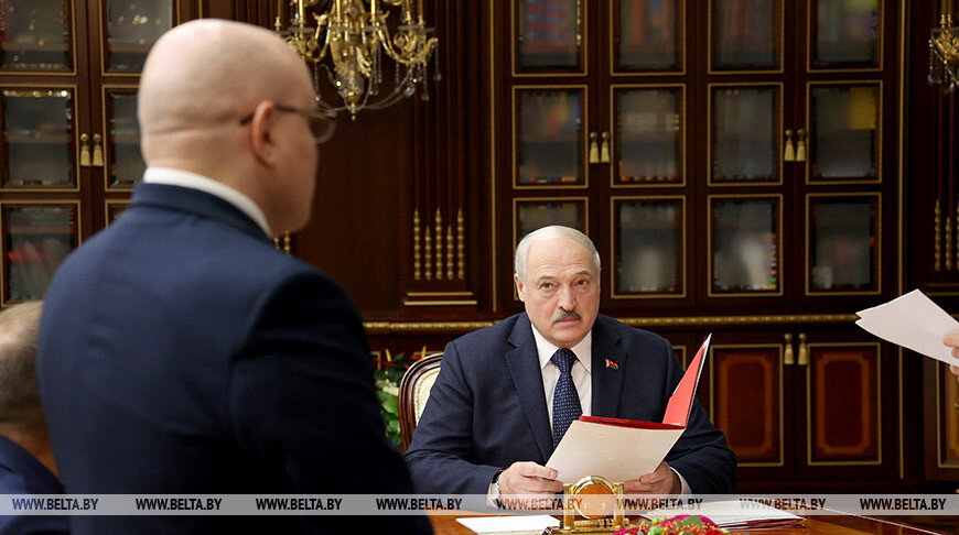    Андрей Буйневич и Александр Лукашенко
