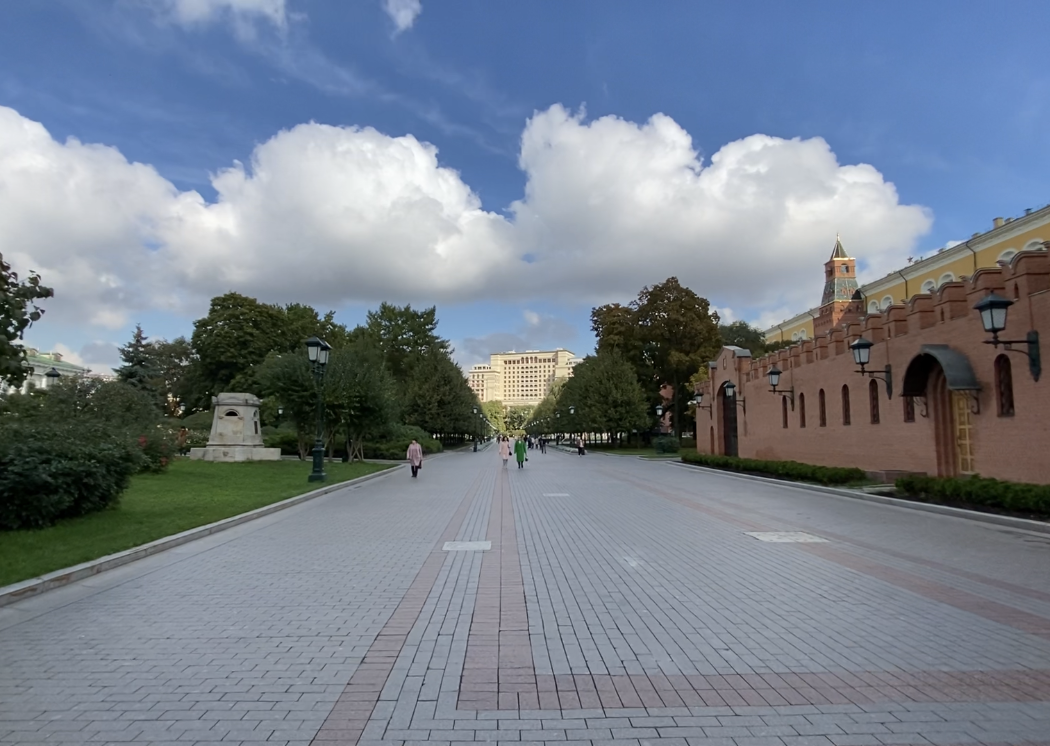 Верхний сад Александровского сада.