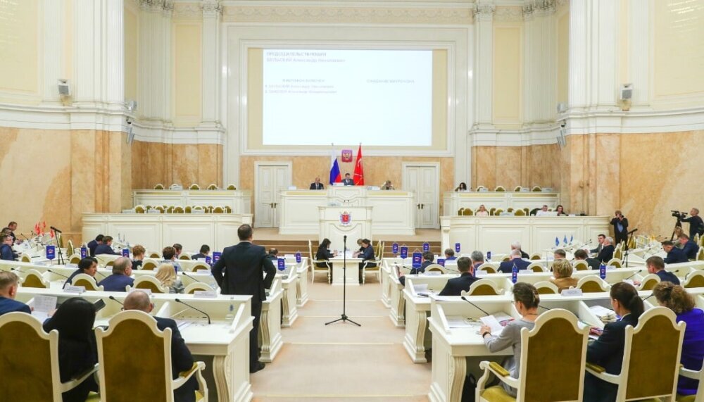 Заседание ЗС СПб 5 октября. Источник: ТГ-канал "SPEAKer Бельский"