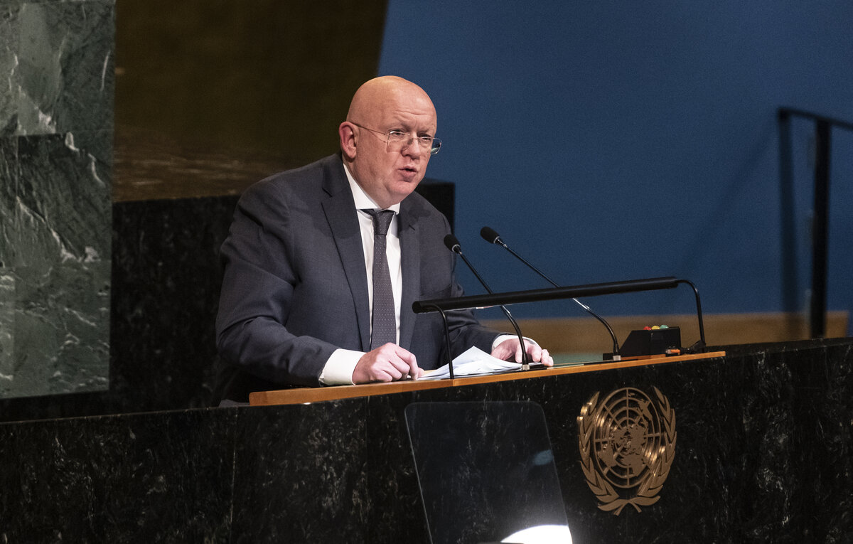    Постоянный представитель РФ при ООН Василий Небензя  Lev Radin/Sipa USA via Reuters Connect