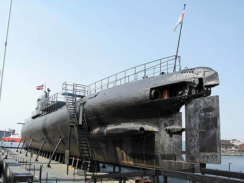 Советская подводная лодка проекта 613 С-359 1956 года постройки.