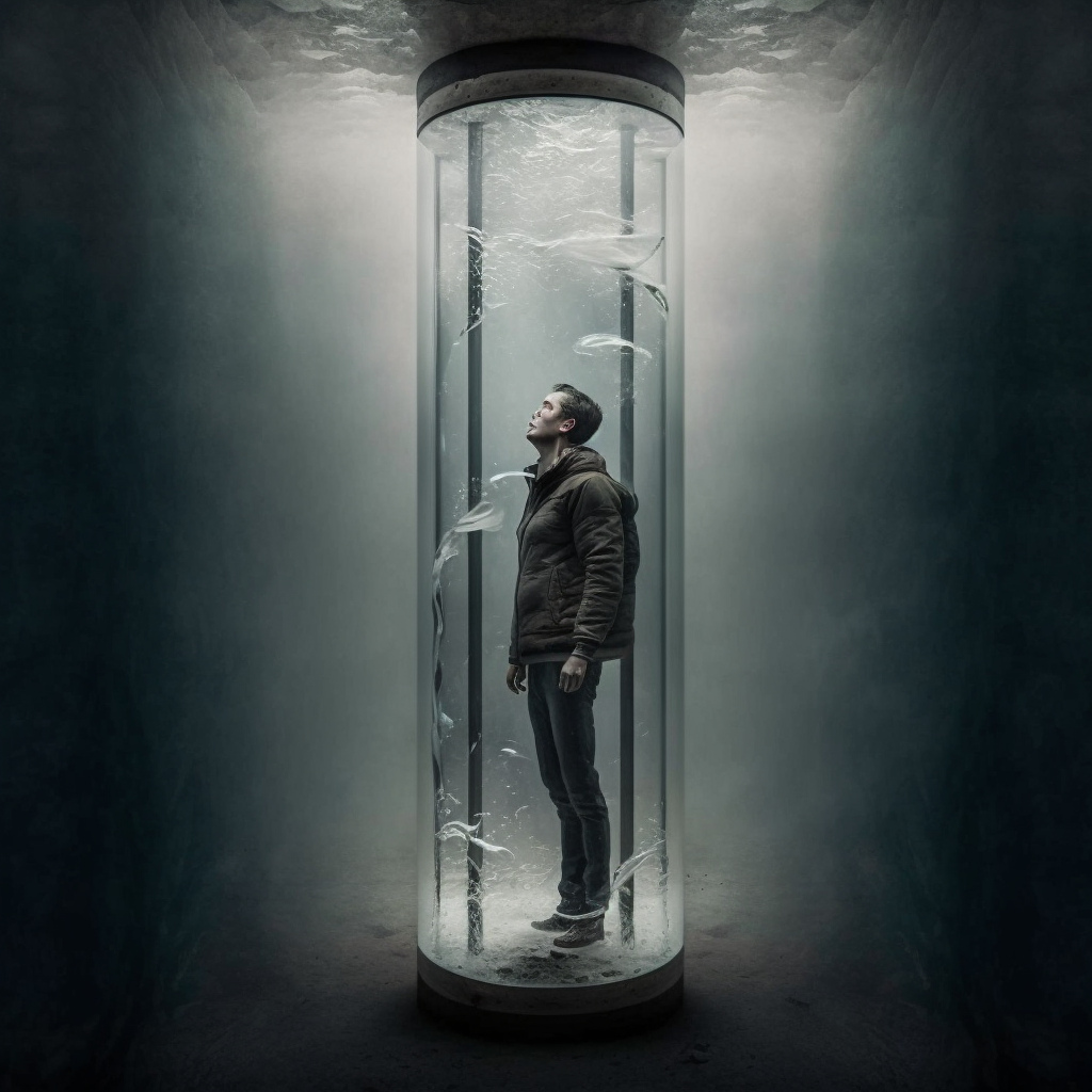 Что-то наподобие, однако труба была без воды и гораздо более узкая.