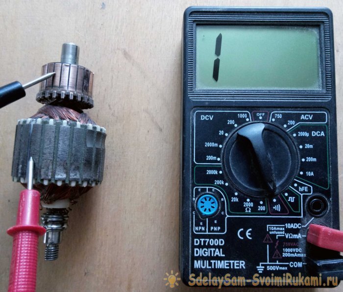 Прозвонка якоря стартера в Минске | Как прозвонить якорь стартера мультиметром своими руками