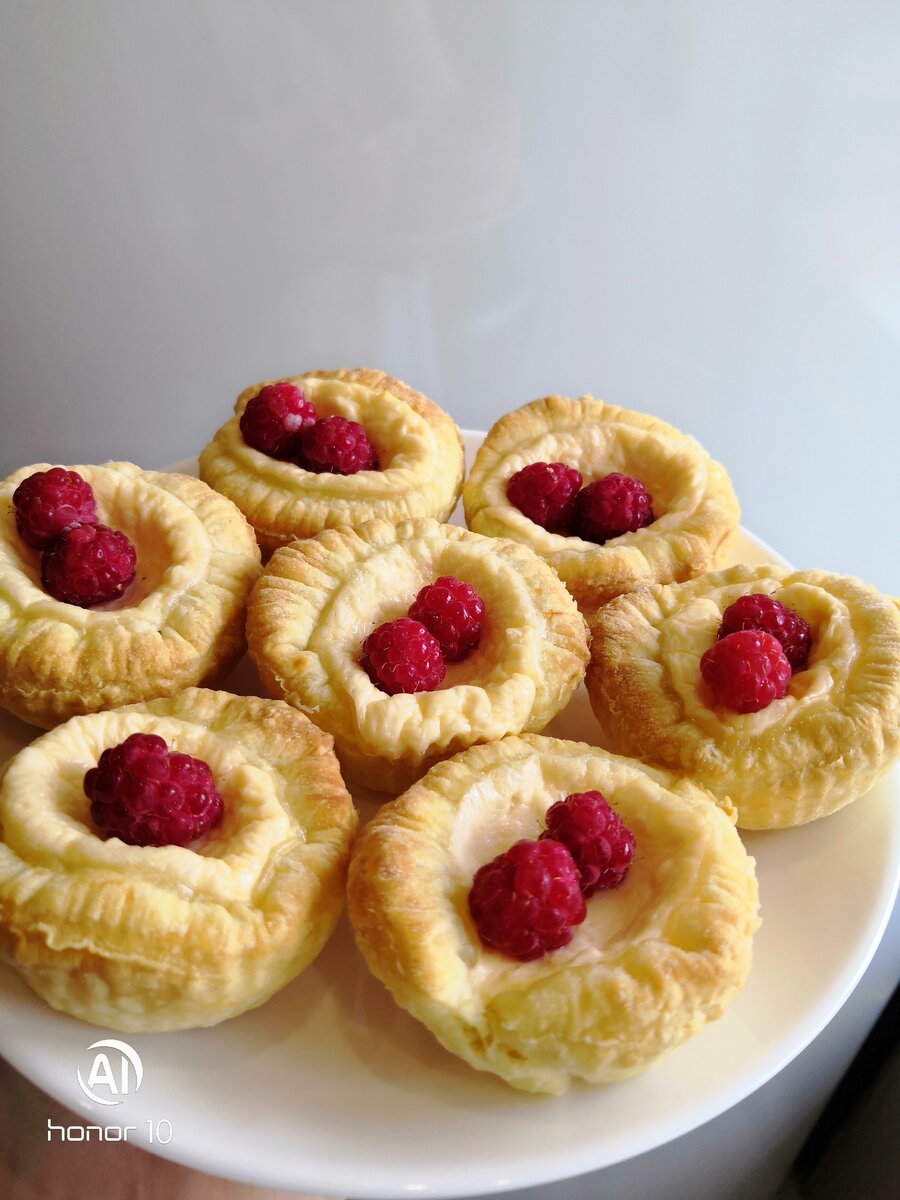 Корзиночки со сметанным кремом😋