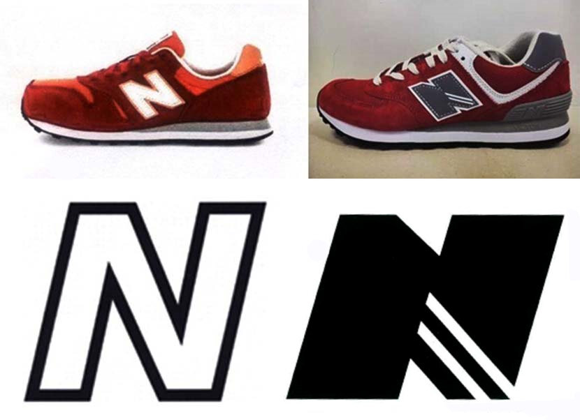 Слева - кроссовки от New Balance, справа - от New Barlun 