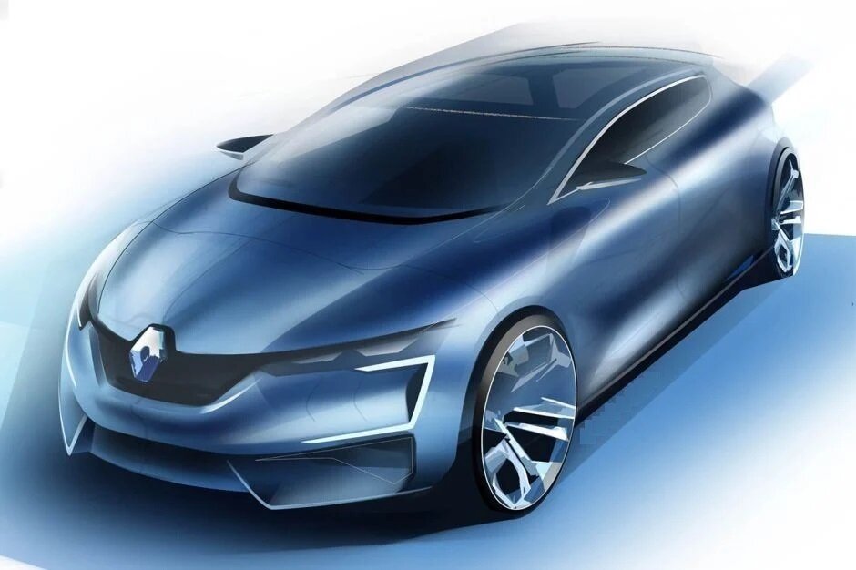 Renault Megane 2023 - скетч пятого поколения