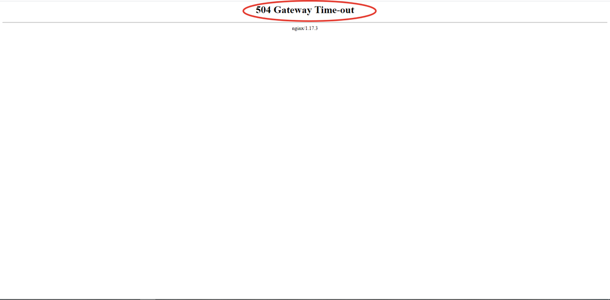 504 gateway time out перевод