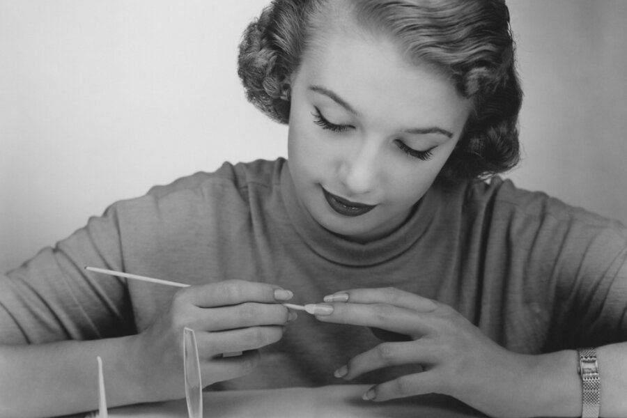 маникюр 70 годов.