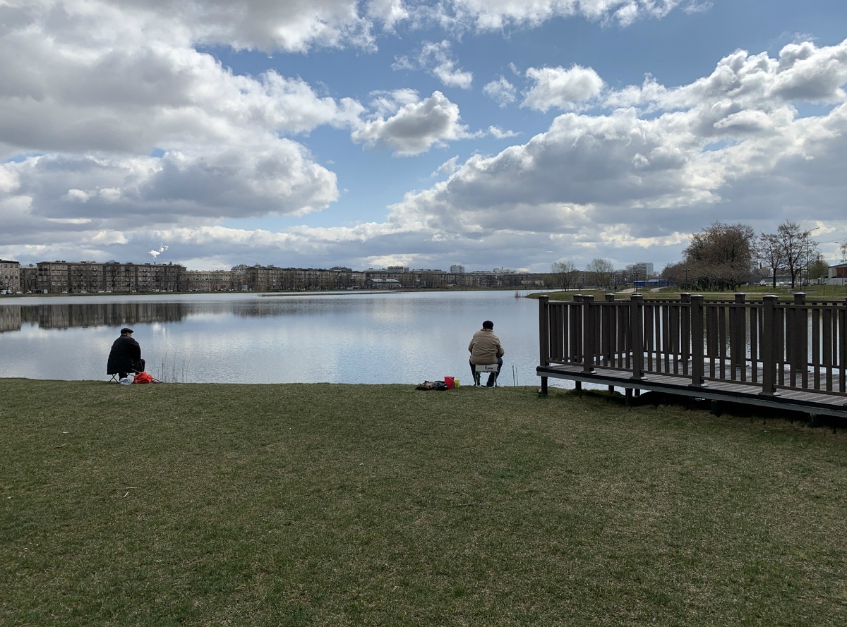 Ивановский водоем - самый крупный в Невском районе.