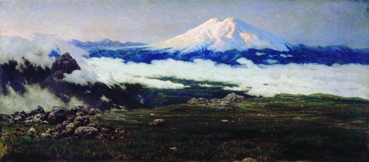 "Шат-гора (Эльбрус)" Николай Ярошенко (1884)