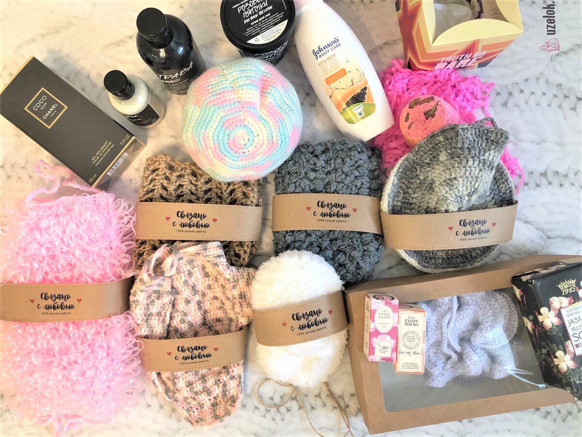 Мочалки крючком