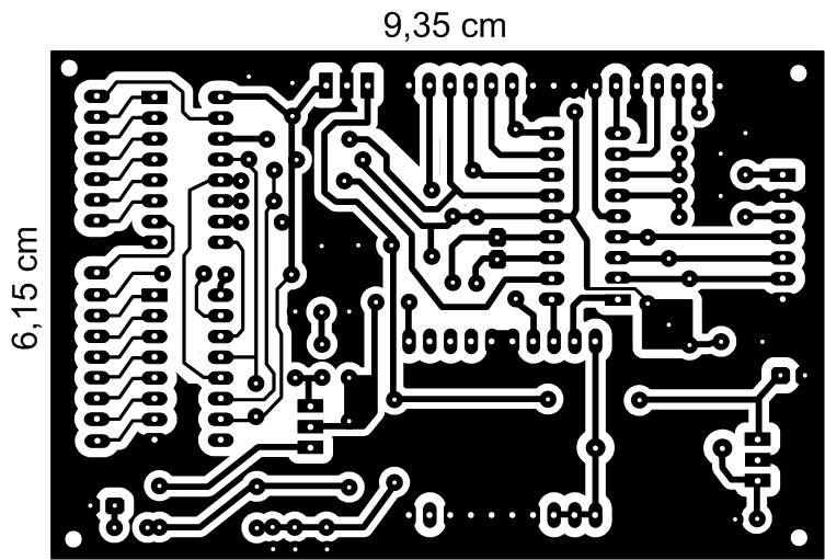 Печатная плата обратная сторона