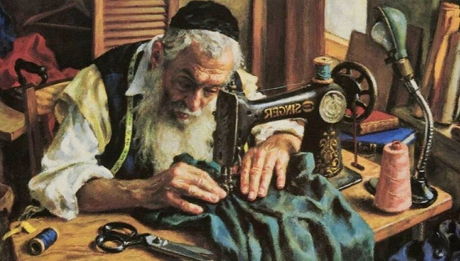 Портной за работой 