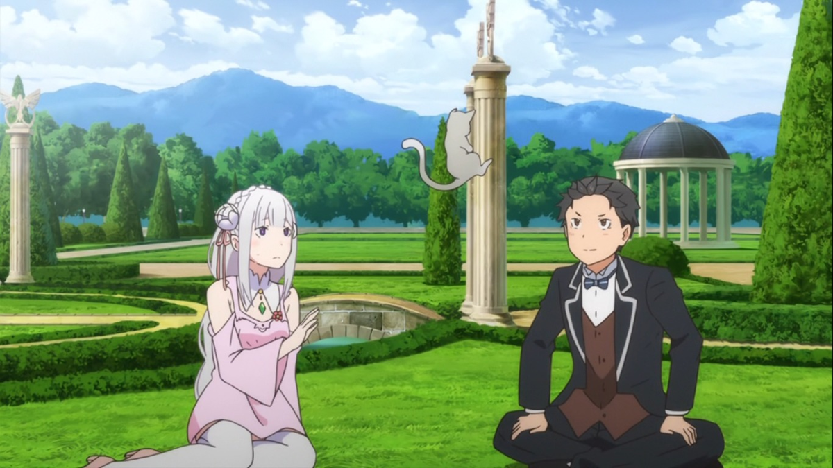 Пересказ Re:Zero, . <p>В альтернативном мире, жизнь с нуля.