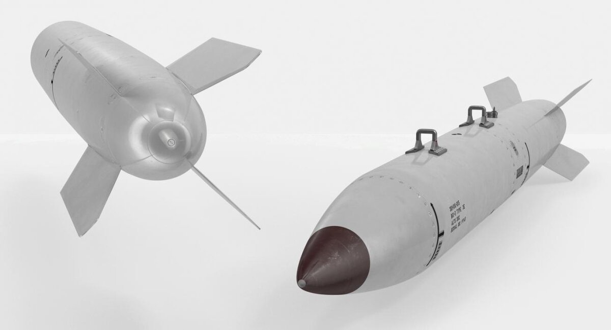 Тактическая ядерная бомба США B61-12. Источник: http://3dsmolier.com/3d-model-b61-12-nuclear-bomb