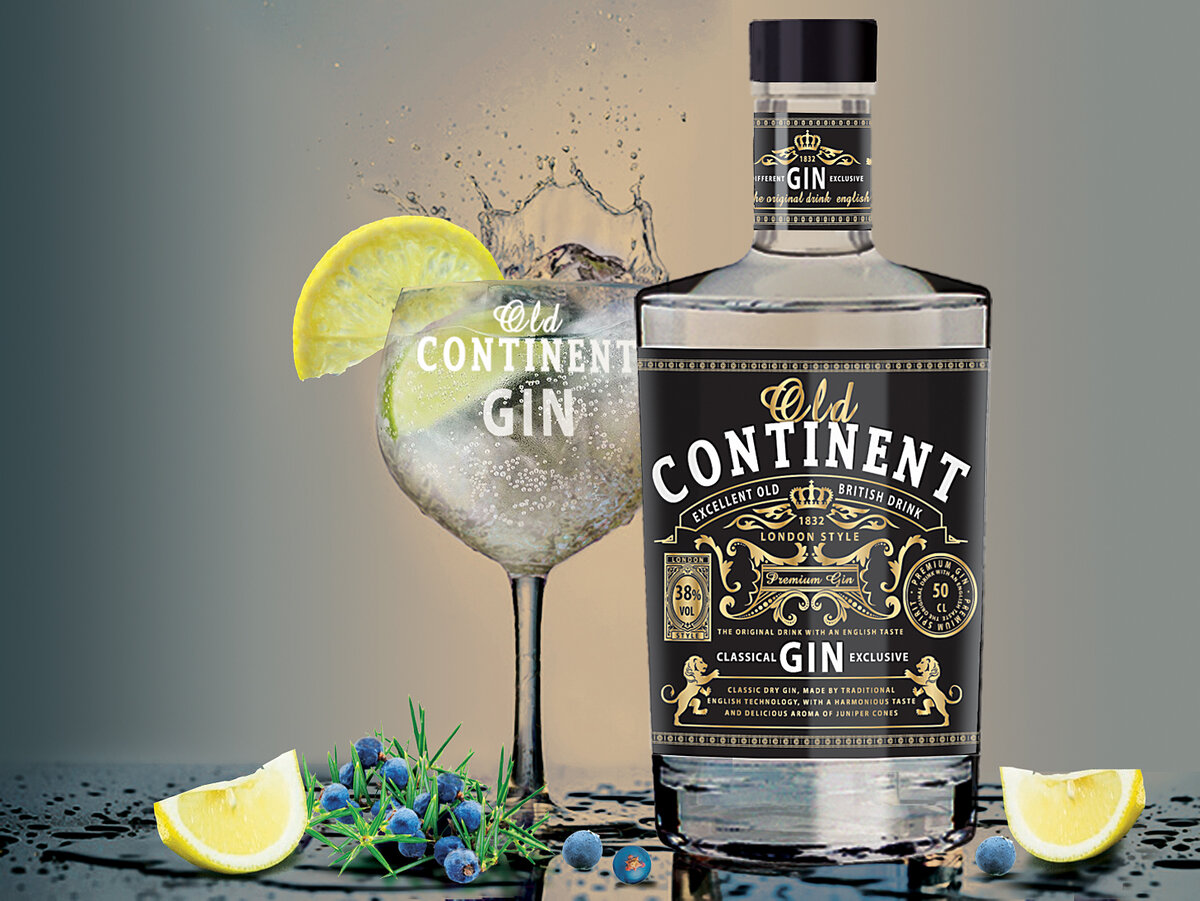 Джина стар. Джин старый Континент ежевичный. Джин Continent Gin. Алкоголь Континент Джин. Джин Олд Континент голубой.