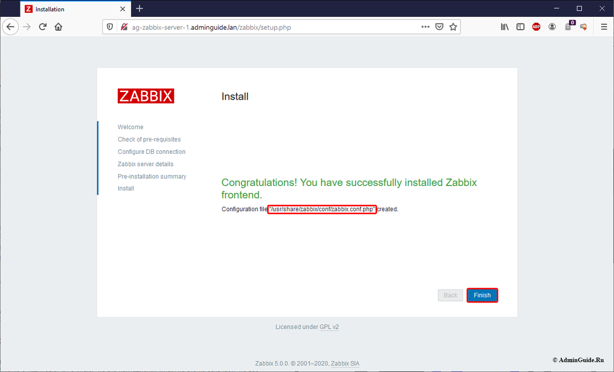 Установка Zabbix 5.0 из репозитория | AdminGuide - IT, Linux и  Импортозамещение | Дзен