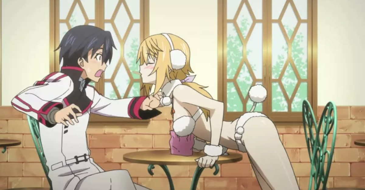 Фото из аниме "Infinite Stratos".