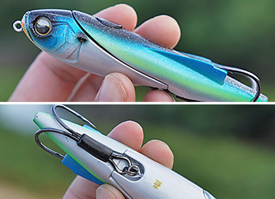 Новинка отличается длинным и частично полым корпусом длиной 10,8 см и весом 21 г., который позволяет проводить как рывковую, так и плавную проводку в условиях густой приповерхностной растительности