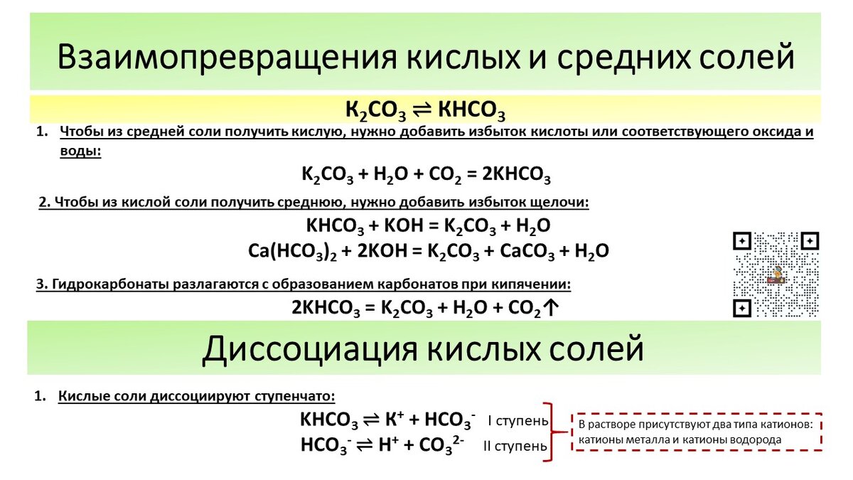 Степенин химия огэ 2024. Химические реакции для кислых солей солей. Кислые соли химические свойства. Кислая соль и кислота реакция. Химические свойства кислотных солей.